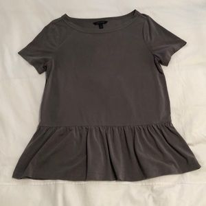 Banana Republic peplum tee